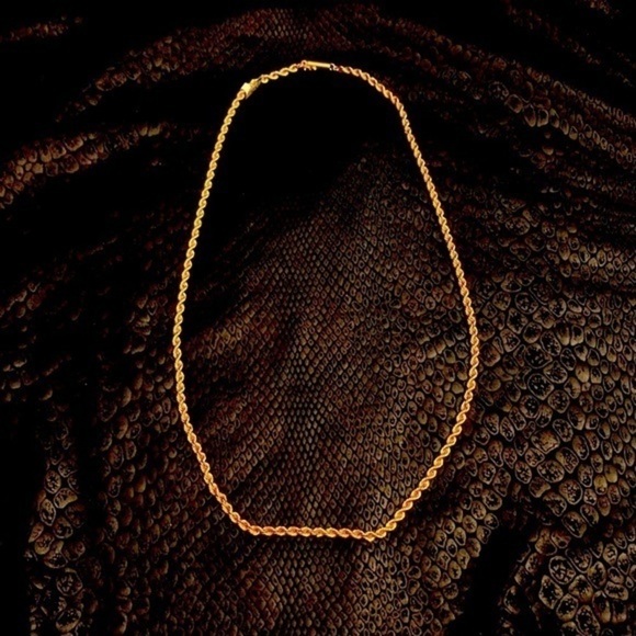 - Gold chain unisex 14K yellow gold new - Picture 3 of 6